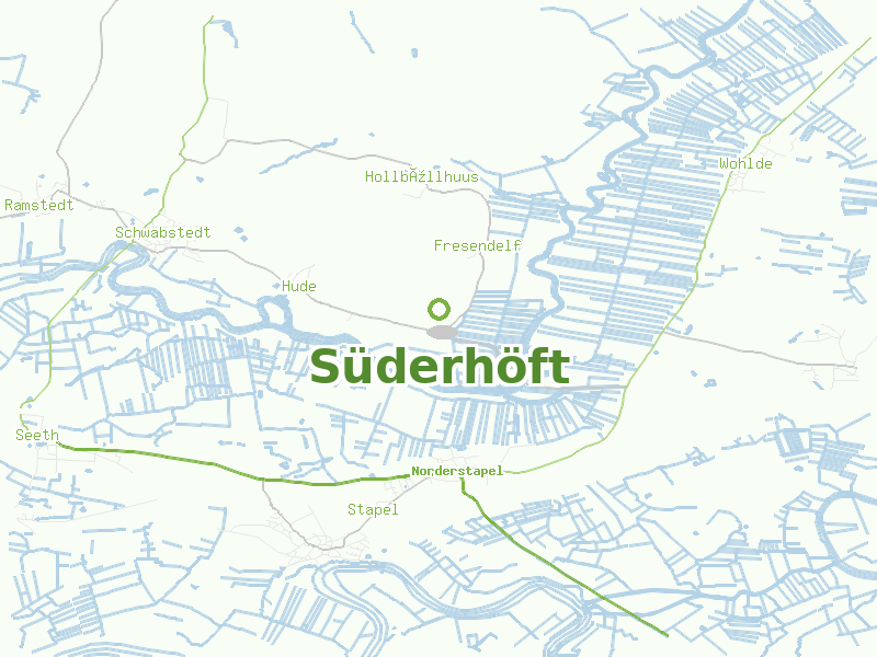 Karte von Süderhöft