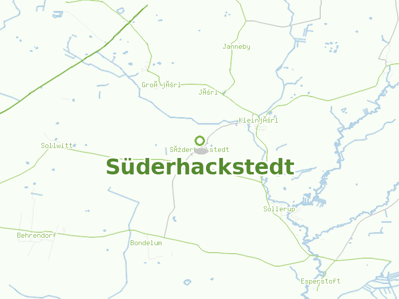 Karte von Süderhackstedt