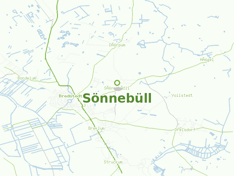 Karte von Sönnebüll