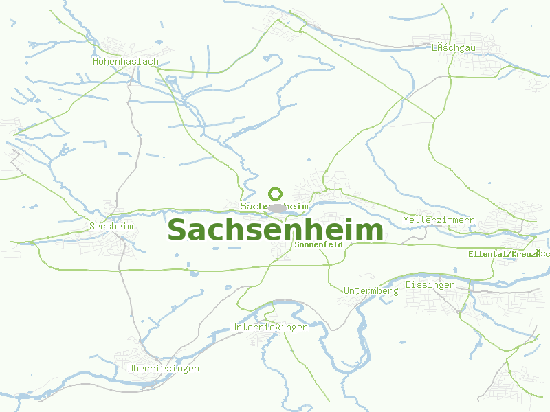 Karte von Sachsenheim