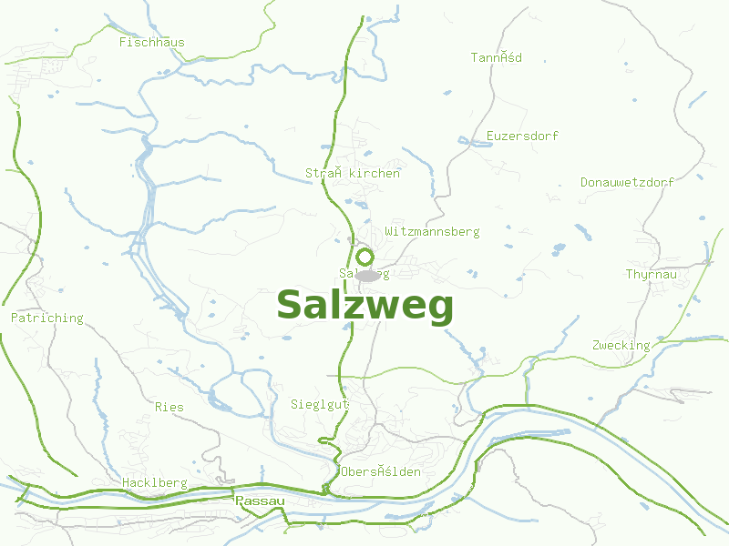 Karte von Salzweg
