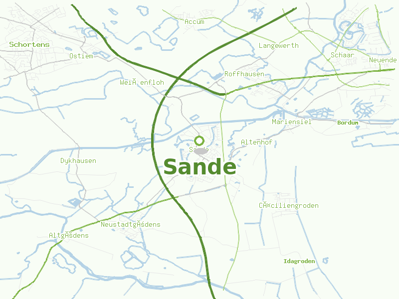 Karte von Sande
