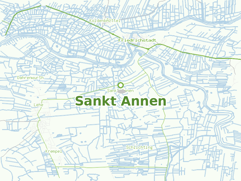 Karte von Sankt Annen
