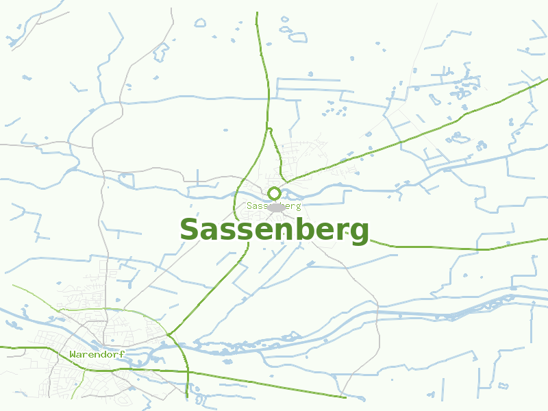 Karte von Sassenberg