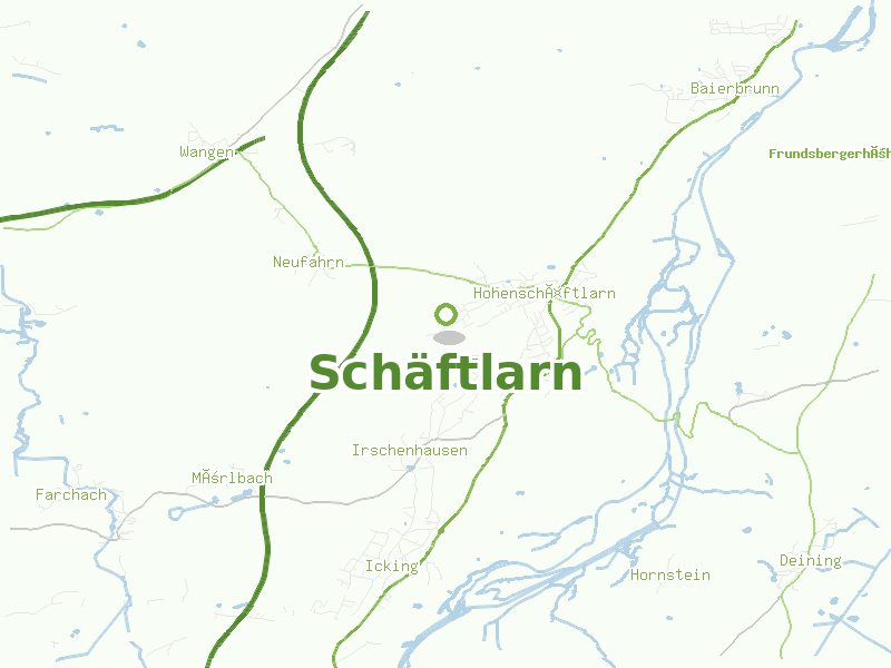 Karte von Schäftlarn