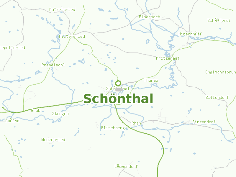 Karte von Schönthal