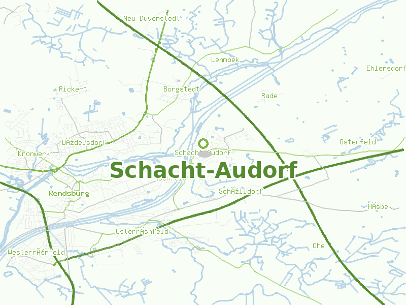 Karte von Schacht-Audorf