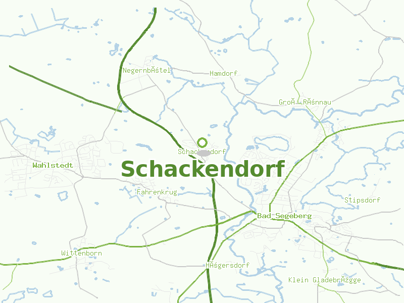 Karte von Schackendorf