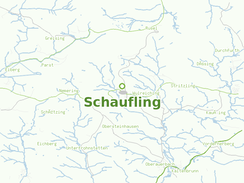 Karte von Schaufling