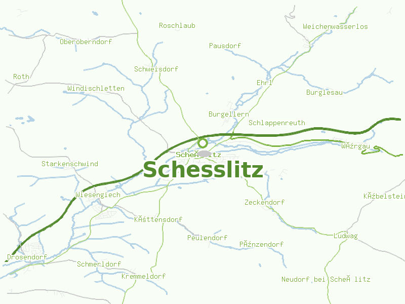 Karte von Schesslitz