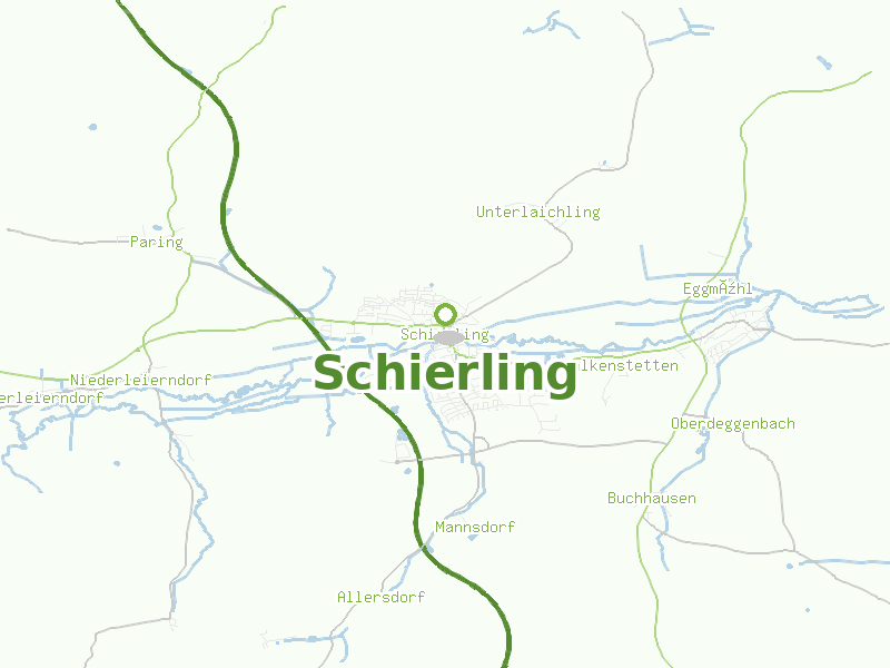 Karte von Schierling