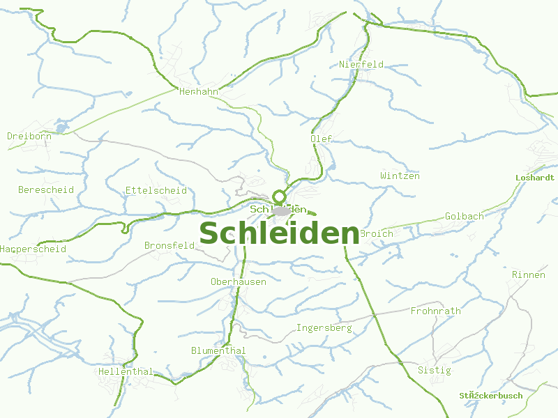 Karte von Schleiden