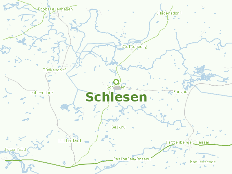 Karte von Schlesen