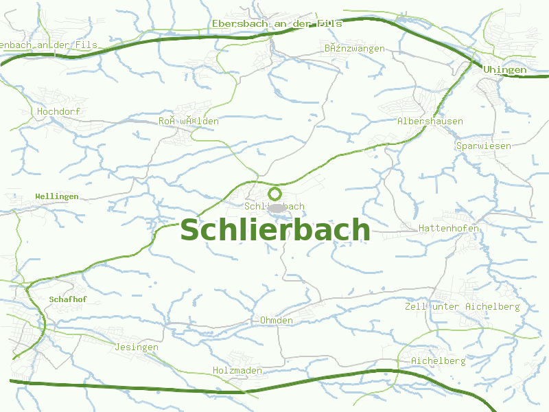 Karte von Schlierbach