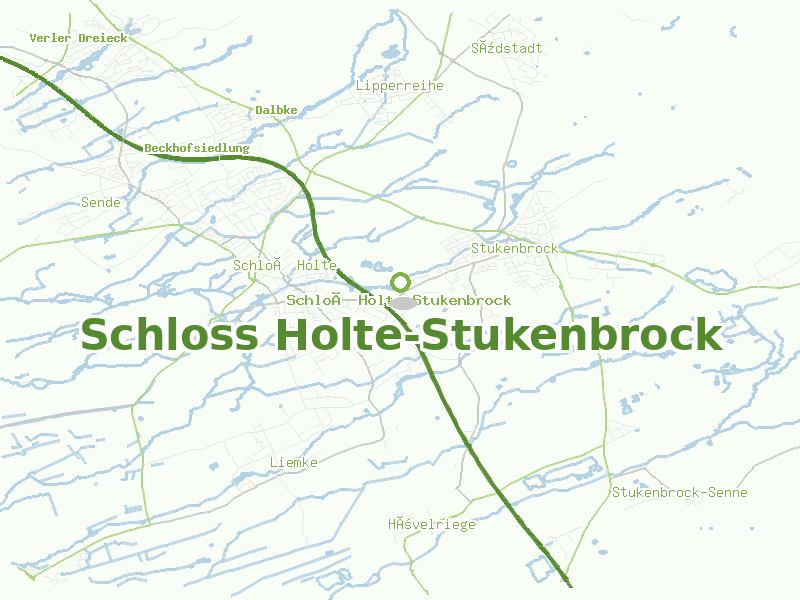 Karte von Schloss Holte-Stukenbrock