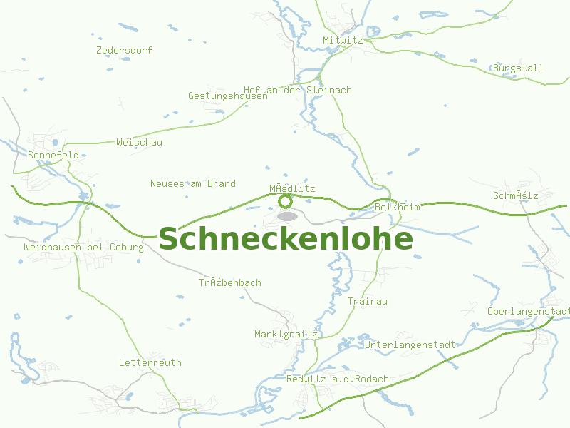Karte von Schneckenlohe