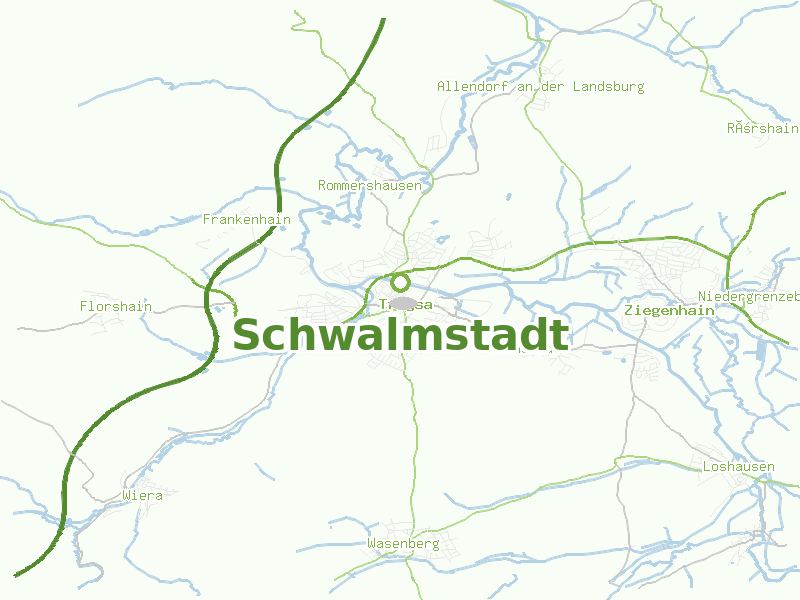 Karte von Schwalmstadt
