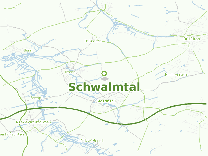 Karte von Schwalmtal