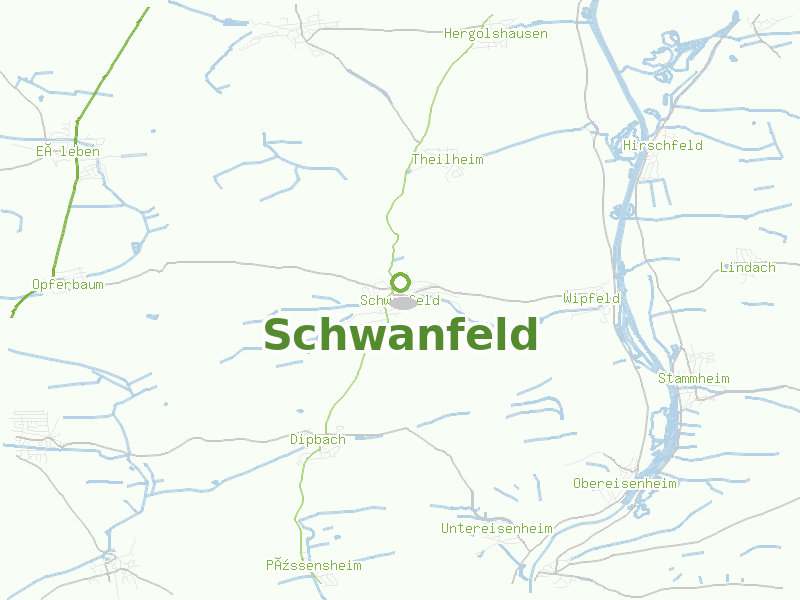 Karte von Schwanfeld