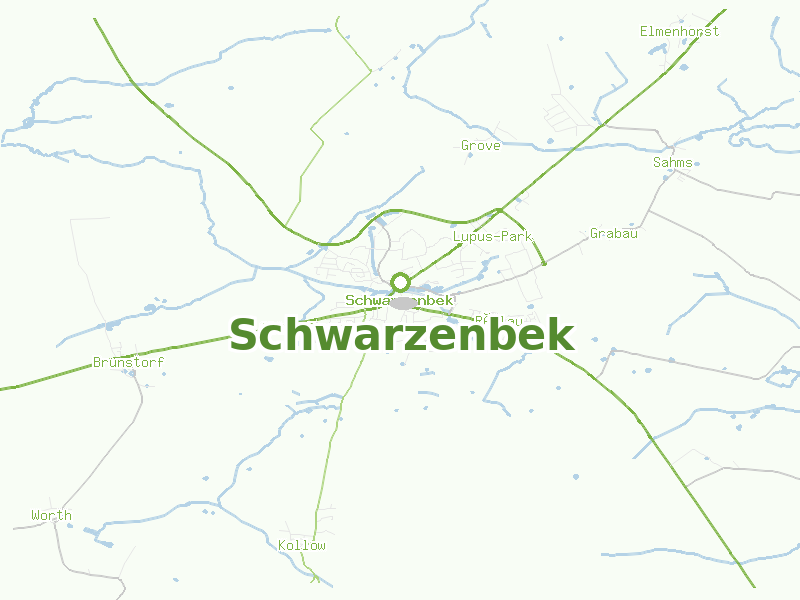 Karte von Schwarzenbek
