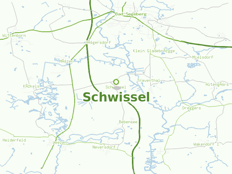 Karte von Schwissel