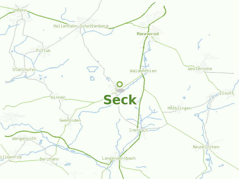 Karte von Seck