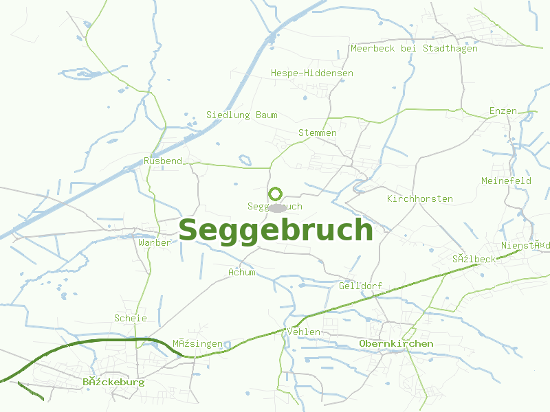 Karte von Seggebruch