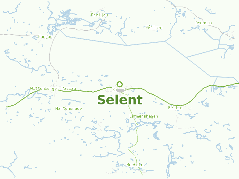 Karte von Selent