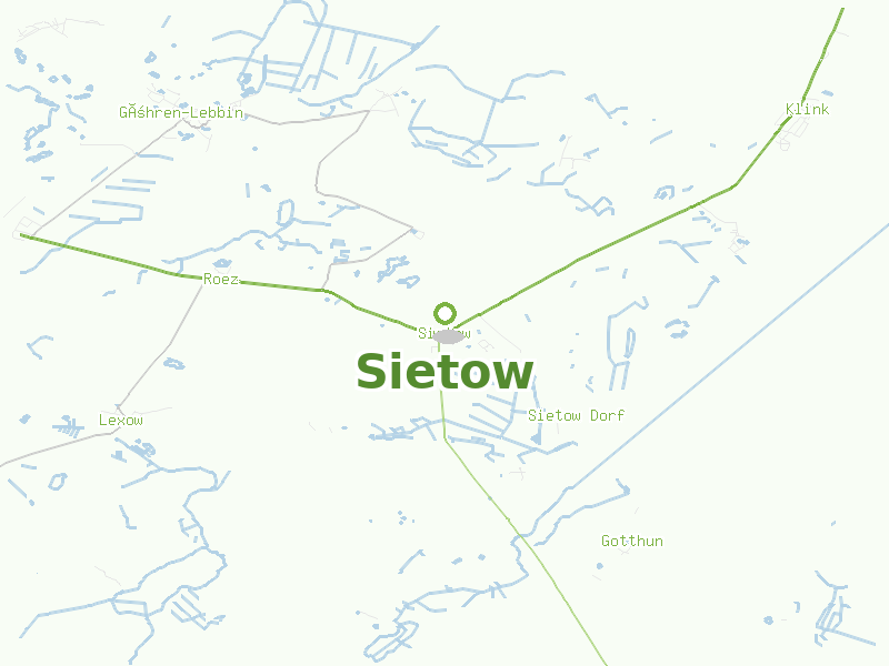 Karte von Sietow