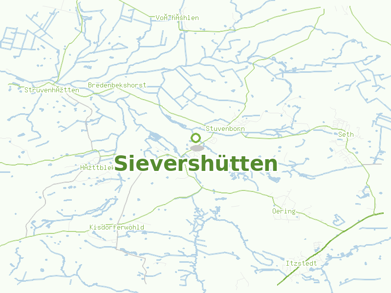 Karte von Sievershütten