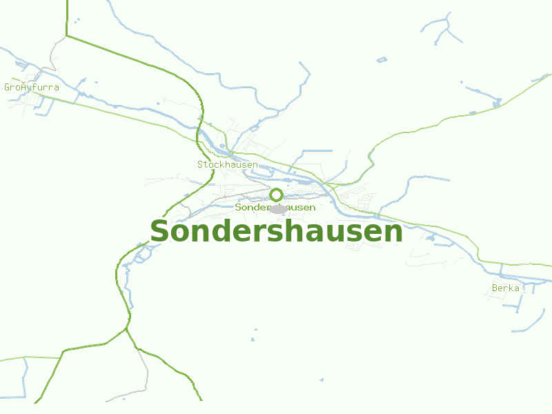 Karte von Sondershausen