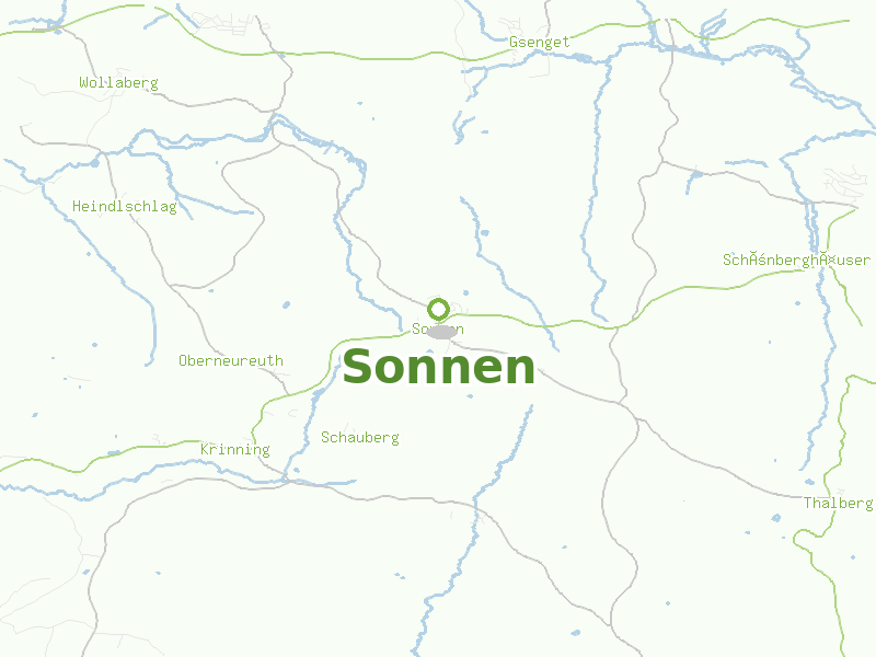 Karte von Sonnen