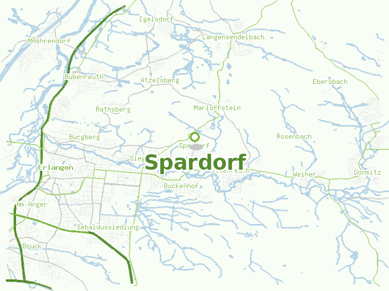 Karte von Spardorf
