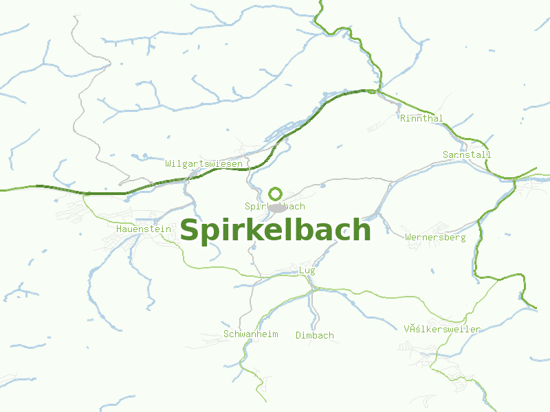 Karte von Spirkelbach