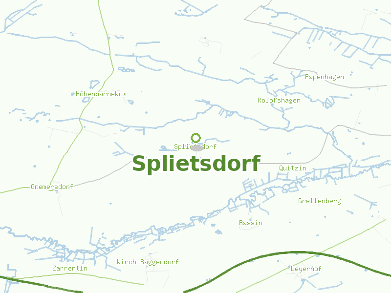Karte von Splietsdorf