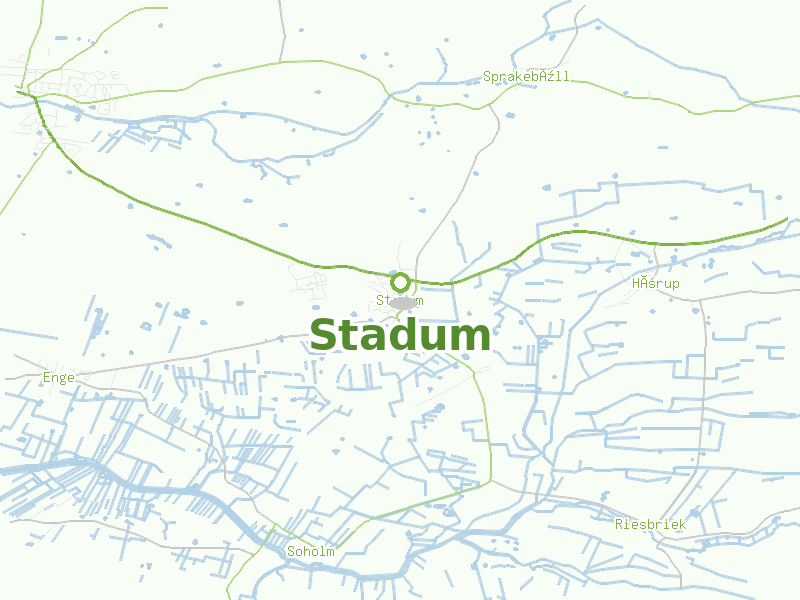 Karte von Stadum
