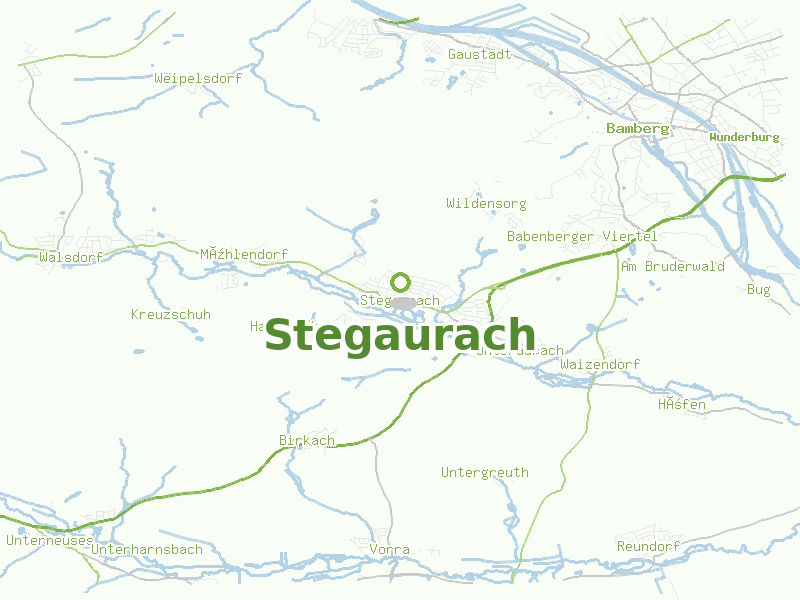 Karte von Stegaurach