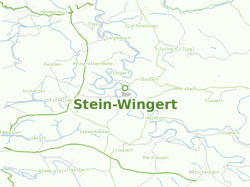 Karte von Stein-Wingert