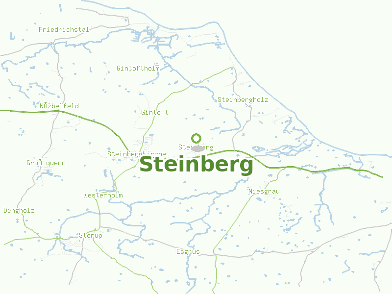 Karte von Steinberg