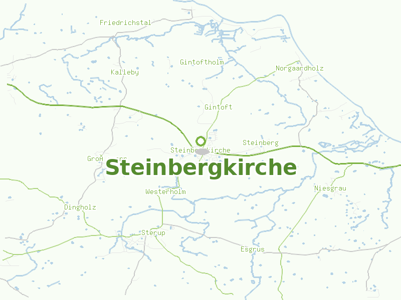 Karte von Steinbergkirche