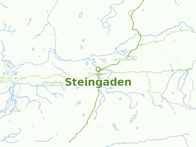 Karte von Steingaden