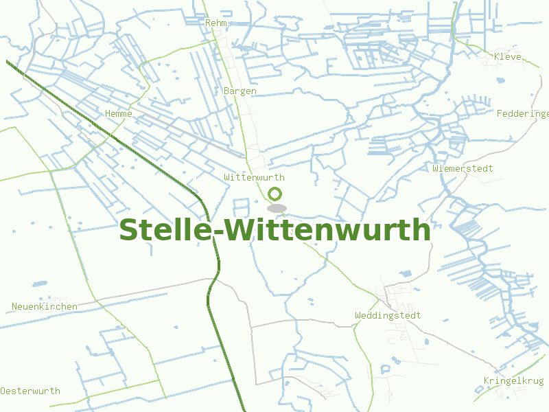 Karte von Stelle-Wittenwurth