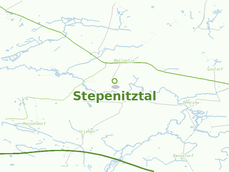 Karte von Stepenitztal