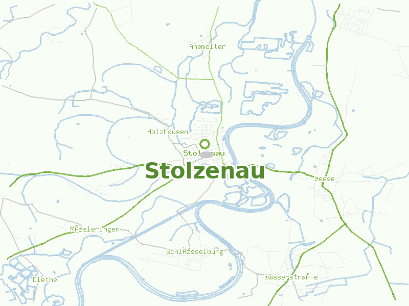 Karte von Stolzenau