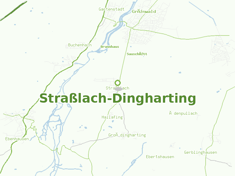 Karte von Straßlach-Dingharting