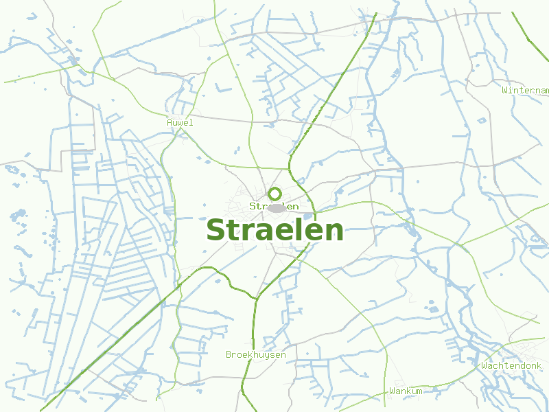 Karte von Straelen