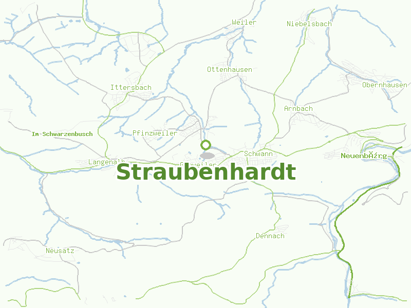 Karte von Straubenhardt