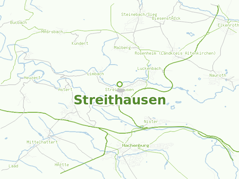 Karte von Streithausen