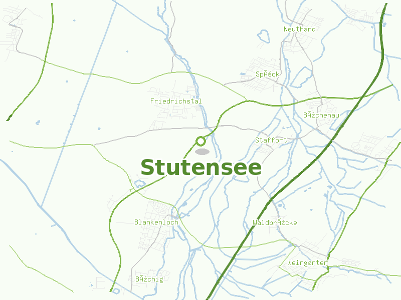 Karte von Stutensee