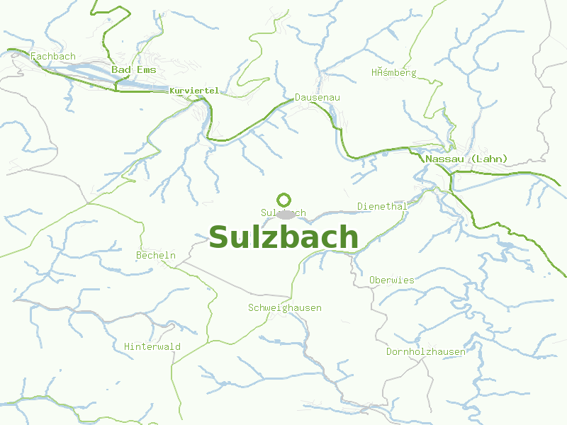 Karte von Sulzbach